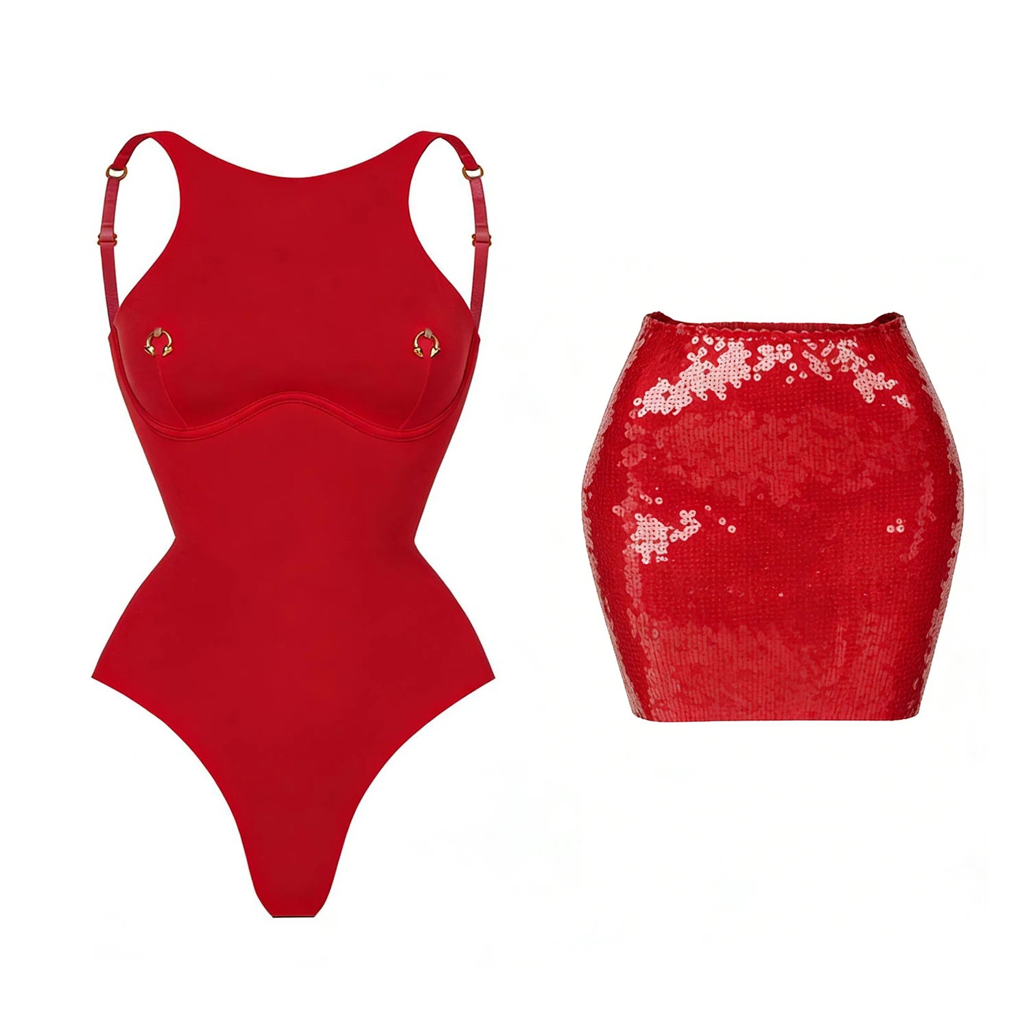 Blair Pierced Beachwear Set