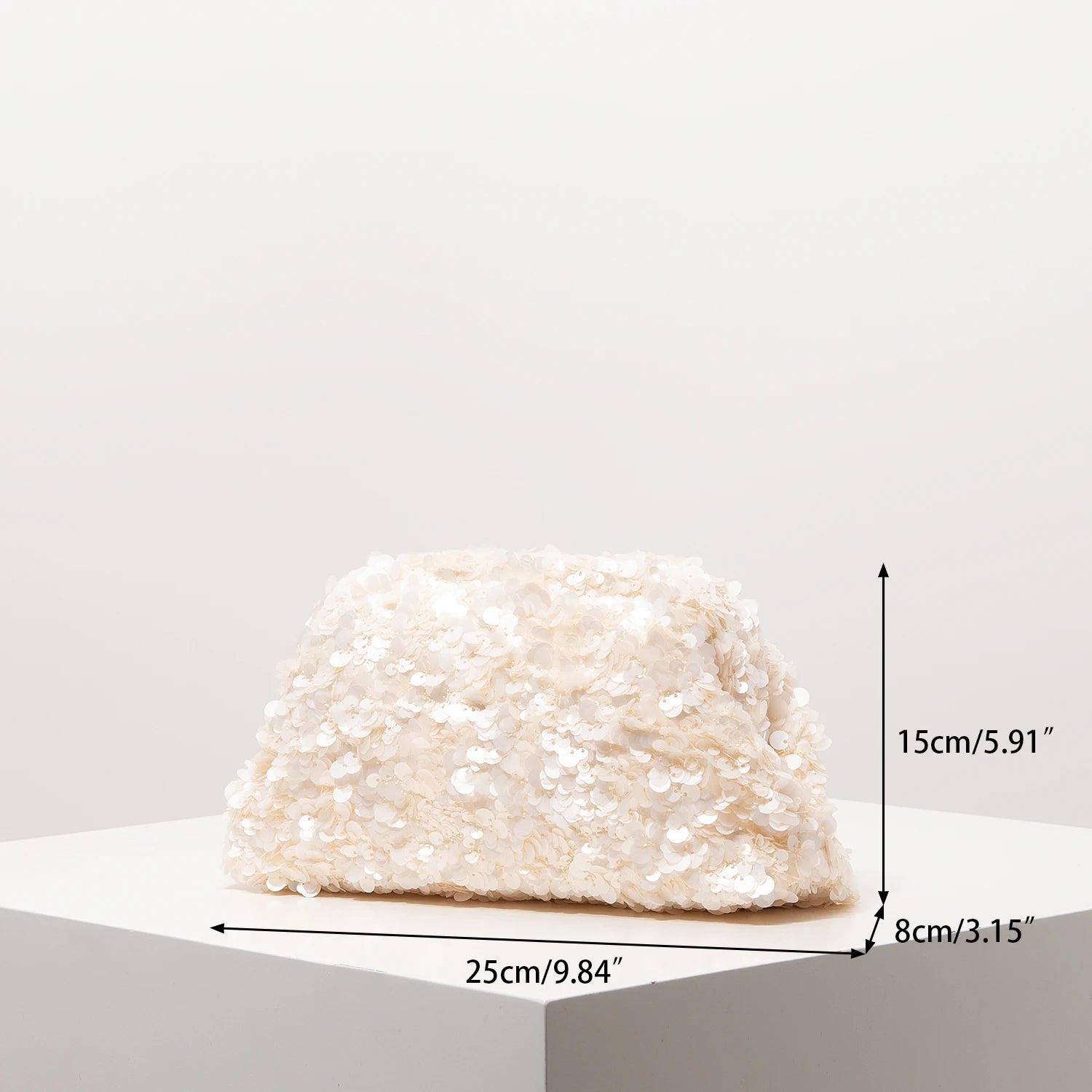 Clutch mit Pailletten