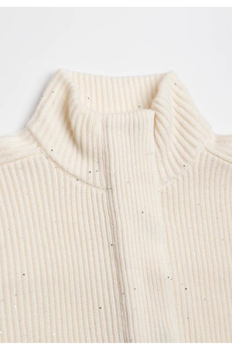 100% merinoull strikket cardigan