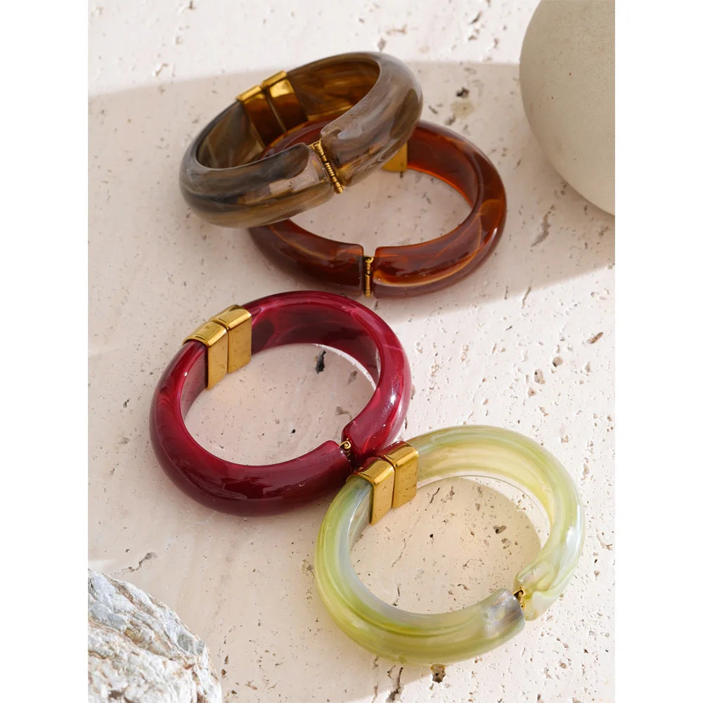 Acrylic Thick Bracelet Bangle