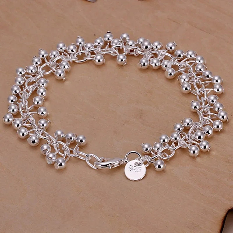 Lilly Silver Grapes Bracelet - 925