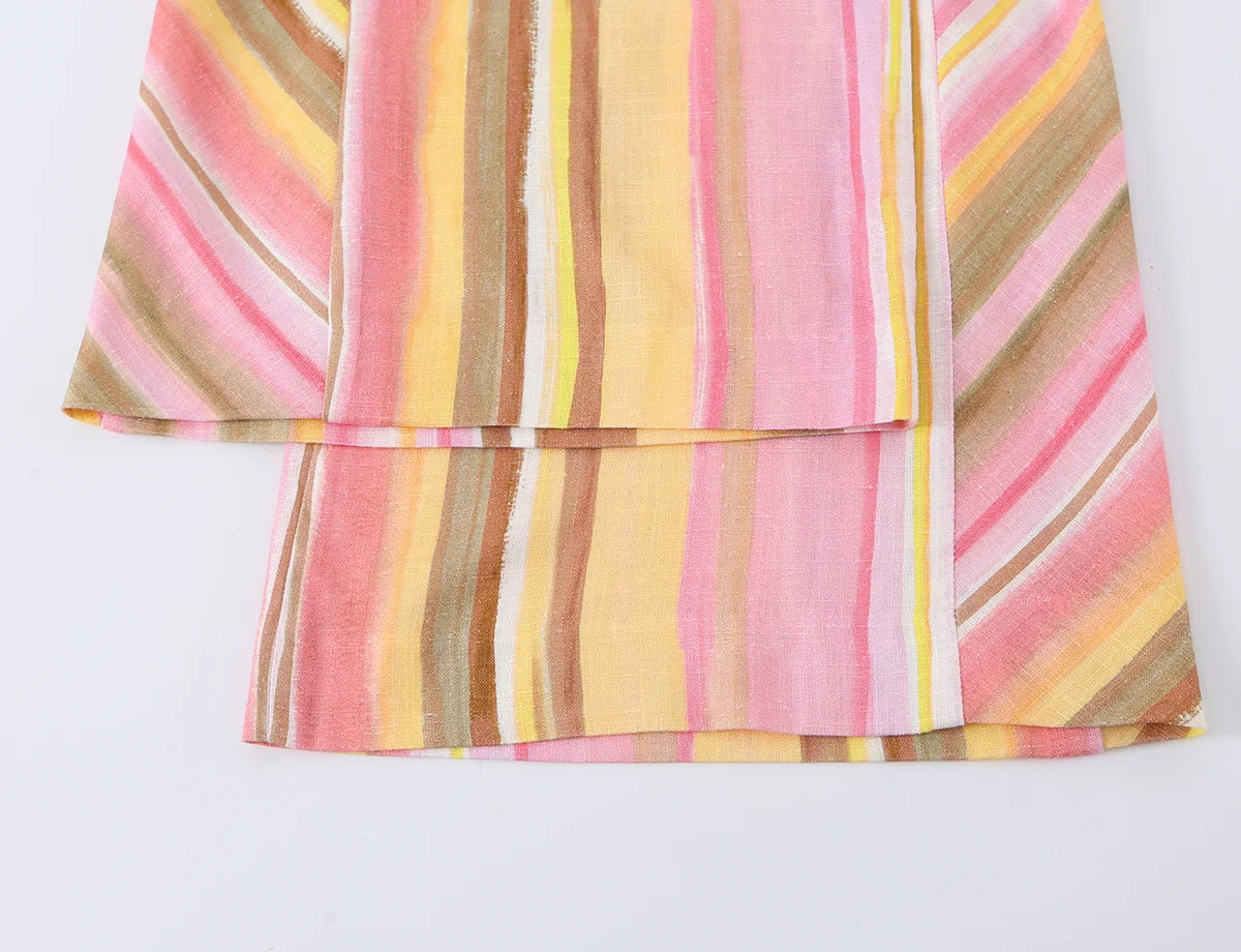 Sweet Striped Wide Leg Pants