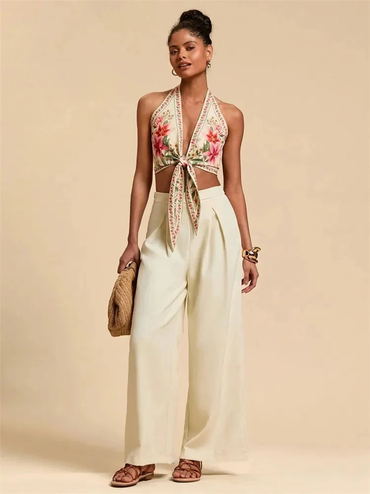 Lydia Front Knot Top