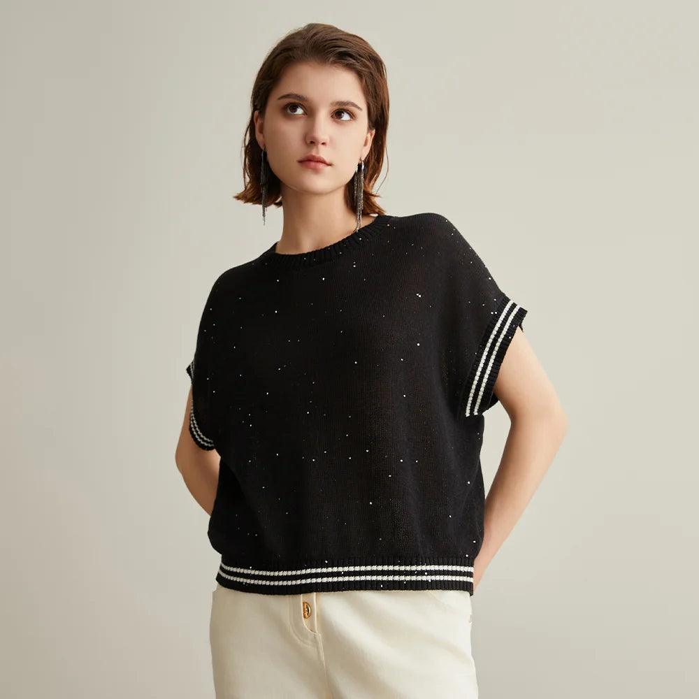 Western Style 100% Linen Top