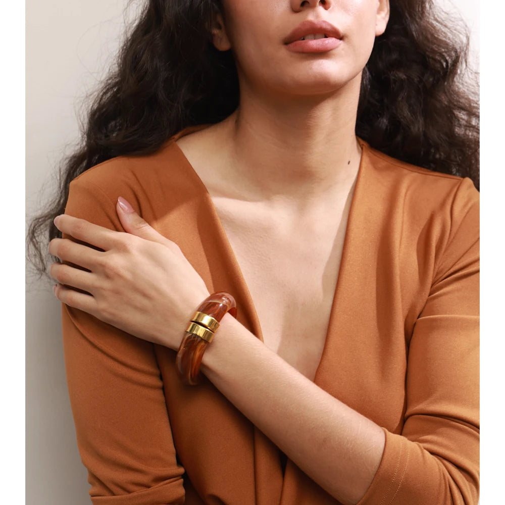 Acrylic Thick Bracelet Bangle