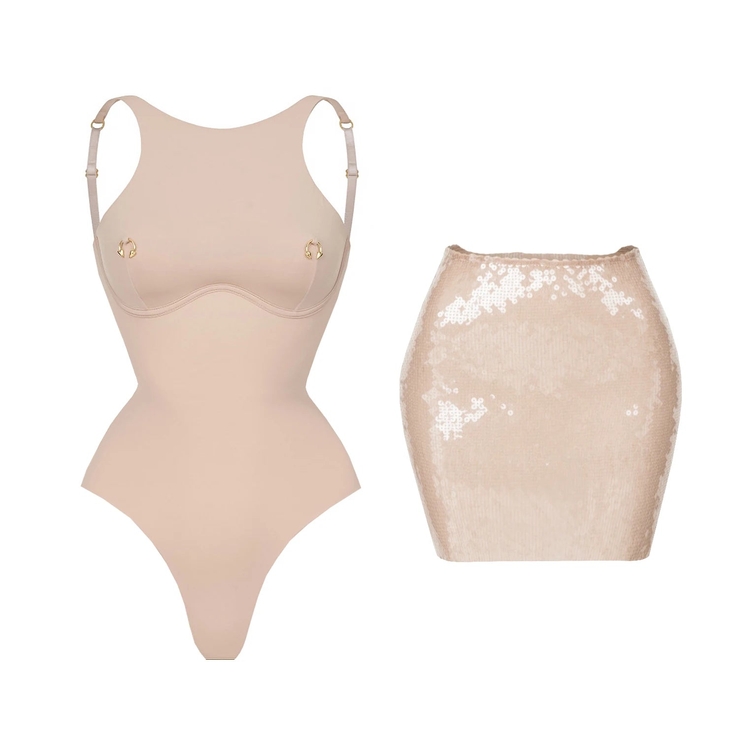 Blair Pierced Beachwear Set