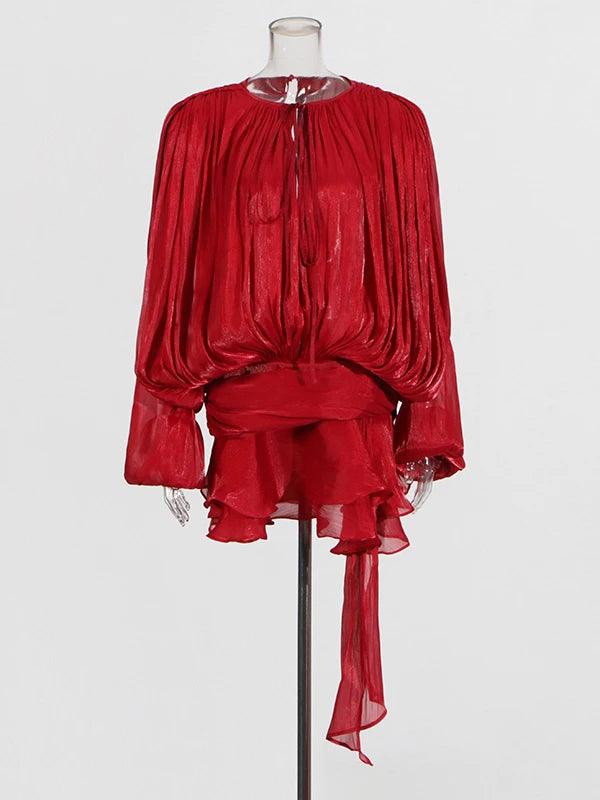 Μίνι φόρεμα Flowy Blouse