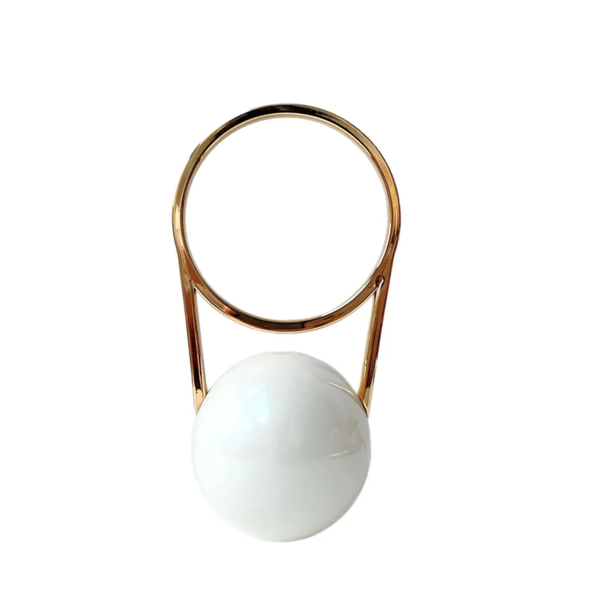 Sculptural Orb Evening Bag