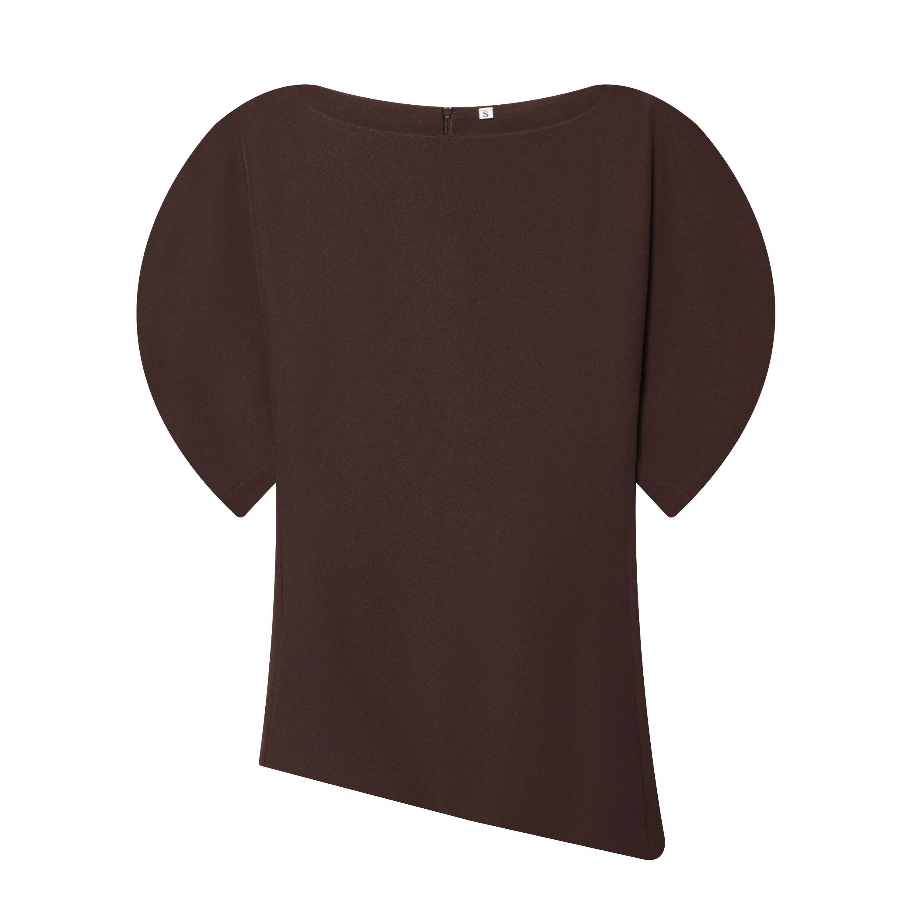 Debbie Asymmetrical Puff Top