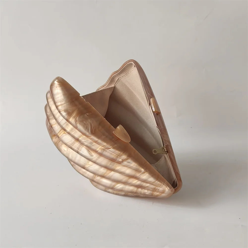 Pochette in acrilico Shell