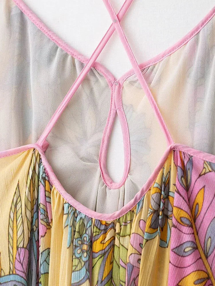 Sukienka typu slip w stylu boho