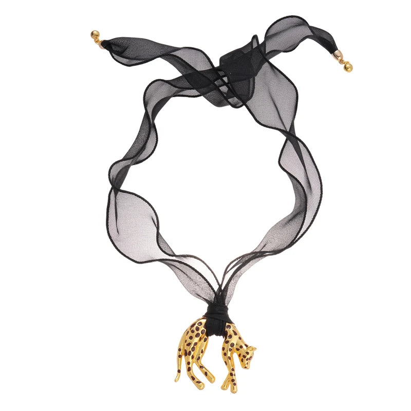 Leopard Pendant Necklace