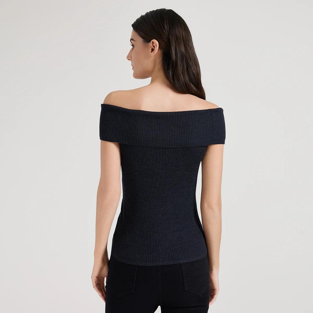 Jackie Merino and Silk Top