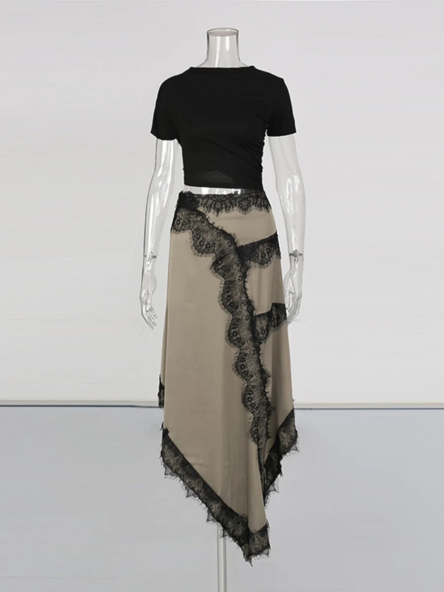 Keira Asymmetrical Midi Dress