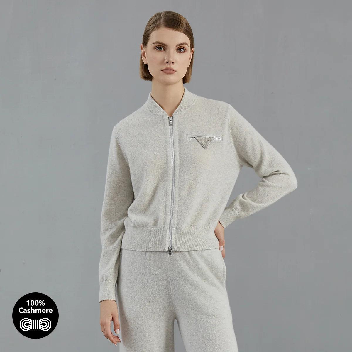 Strickjacke aus 100 % Kaschmir