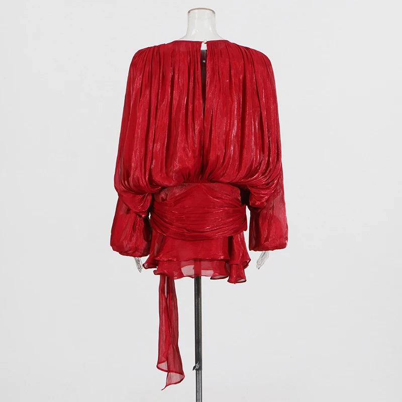 Μίνι φόρεμα Flowy Blouse