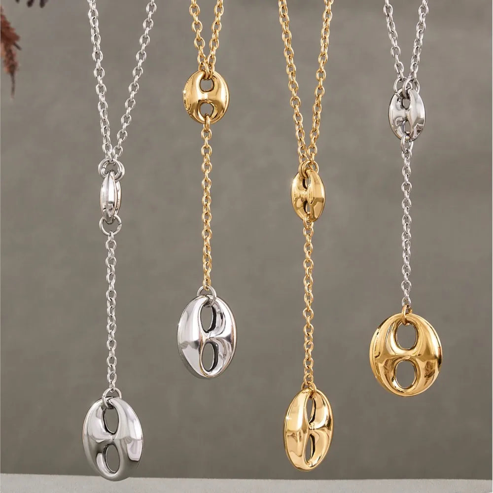 18k Gold Chain Y Necklace