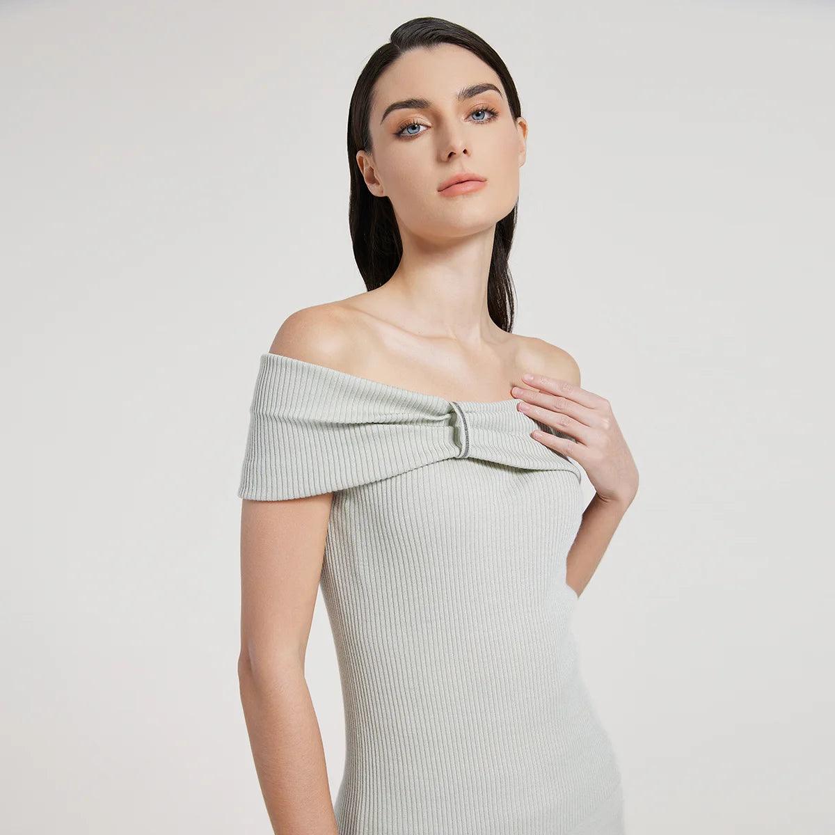 Jackie Merino and Silk Top