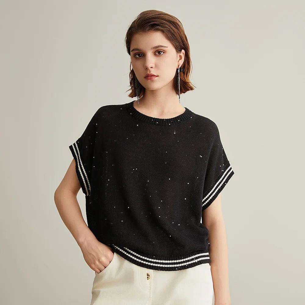 Western Style 100% Linen Top