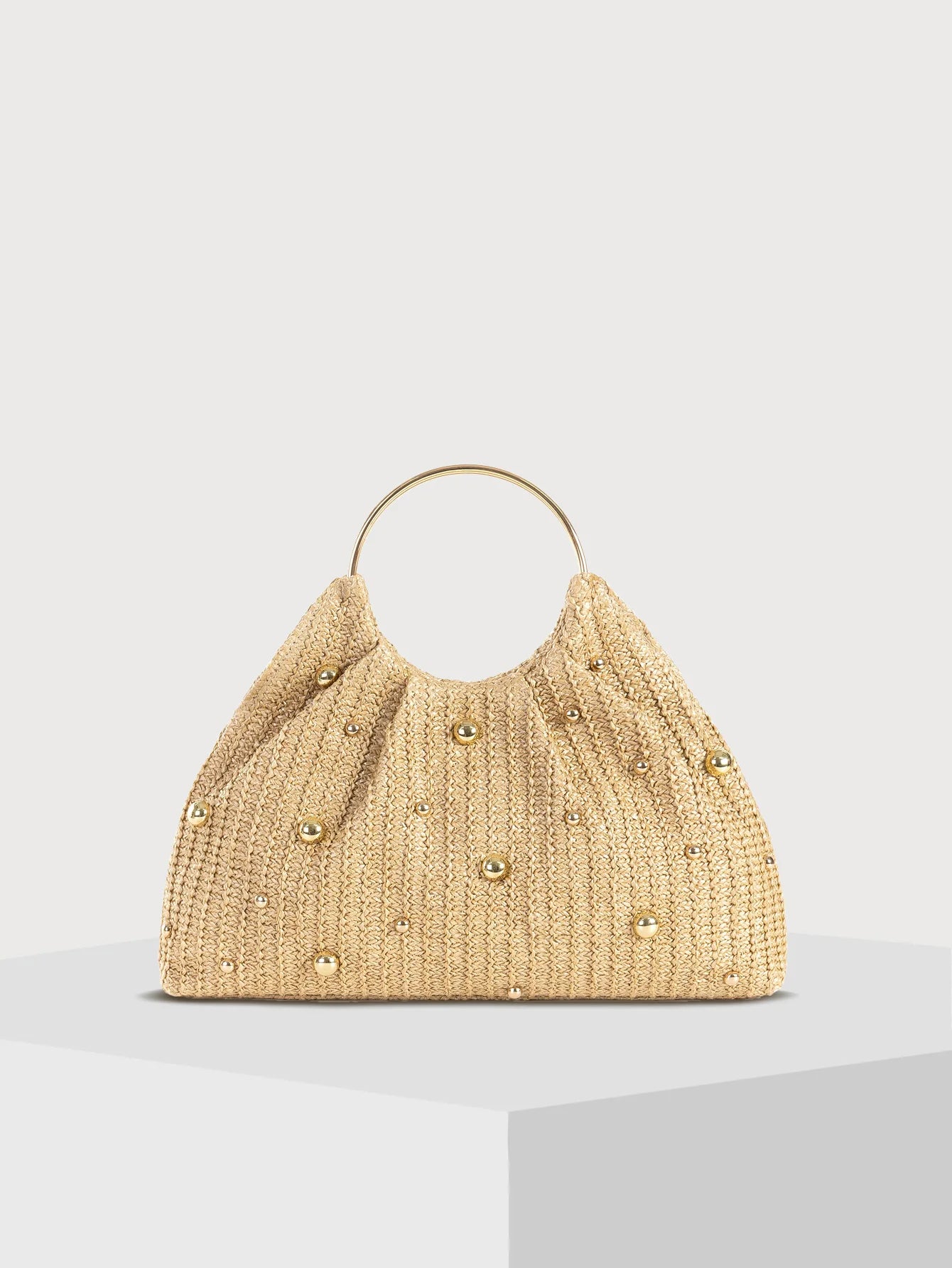 Bolso tote de paja chic