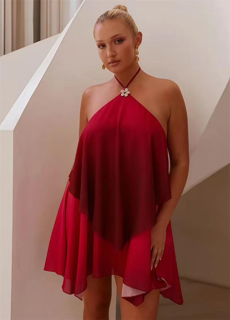 Tara Gradient Backless Dress