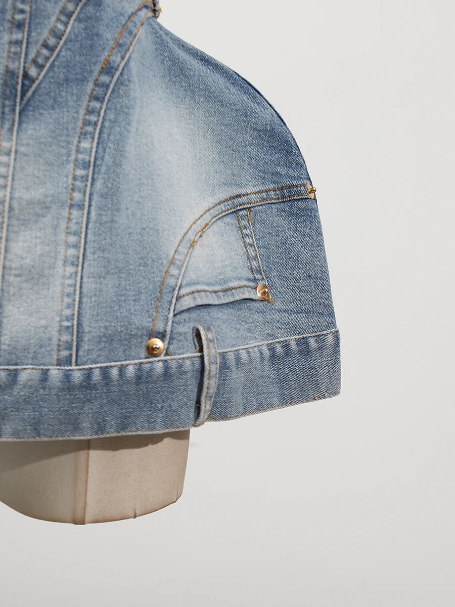 Gorset Silvie Structured Denim