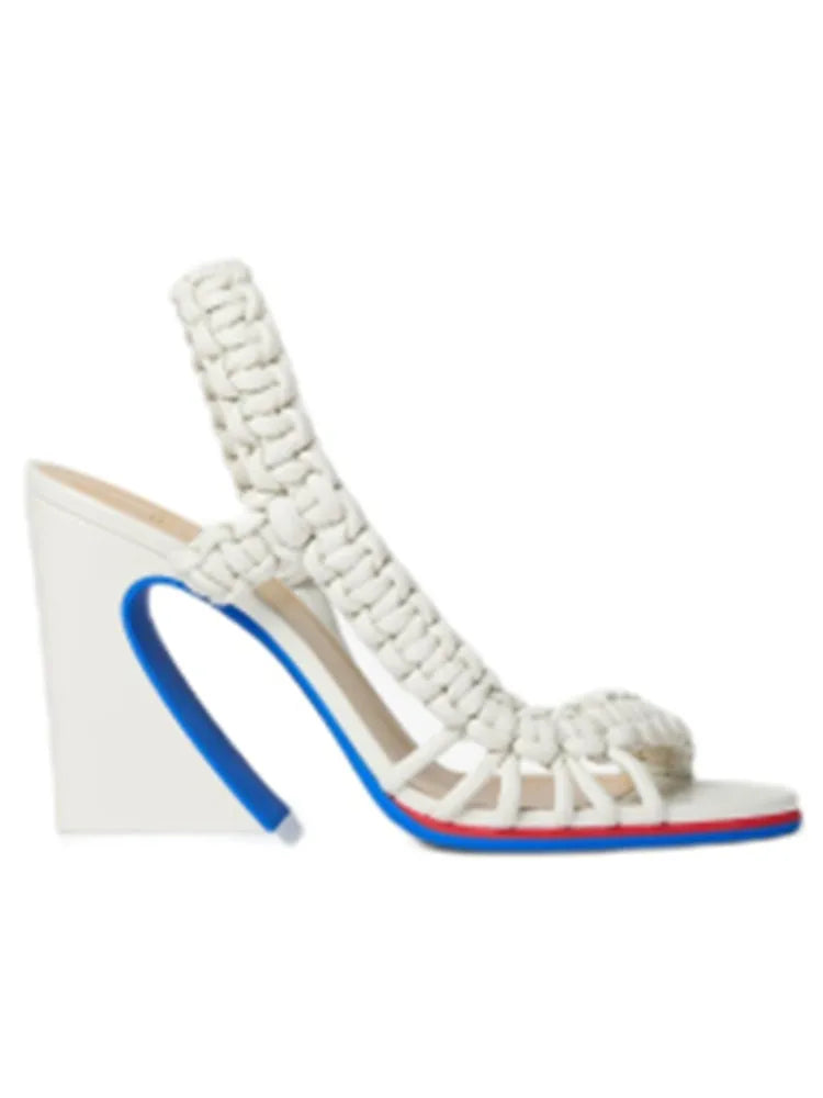Sandra Woven Heel Sandals