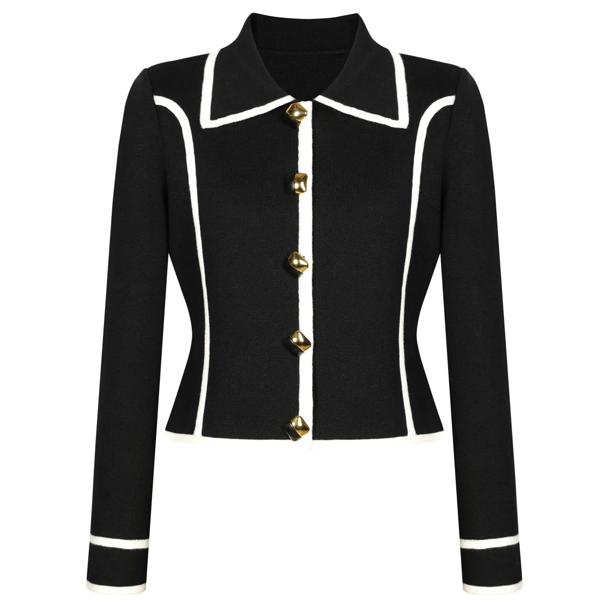 Claudia Contrast Trim Jacket