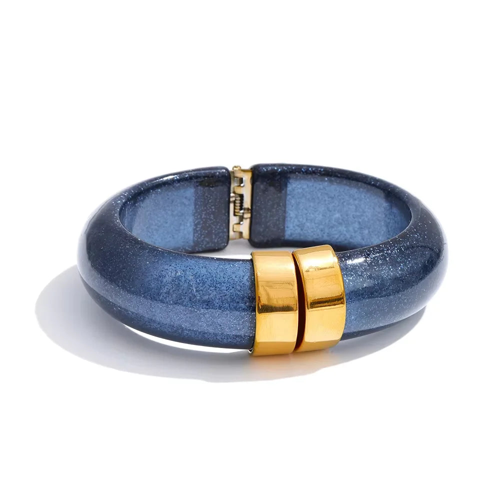 Acrylic Thick Shiny Bracelet Bangle