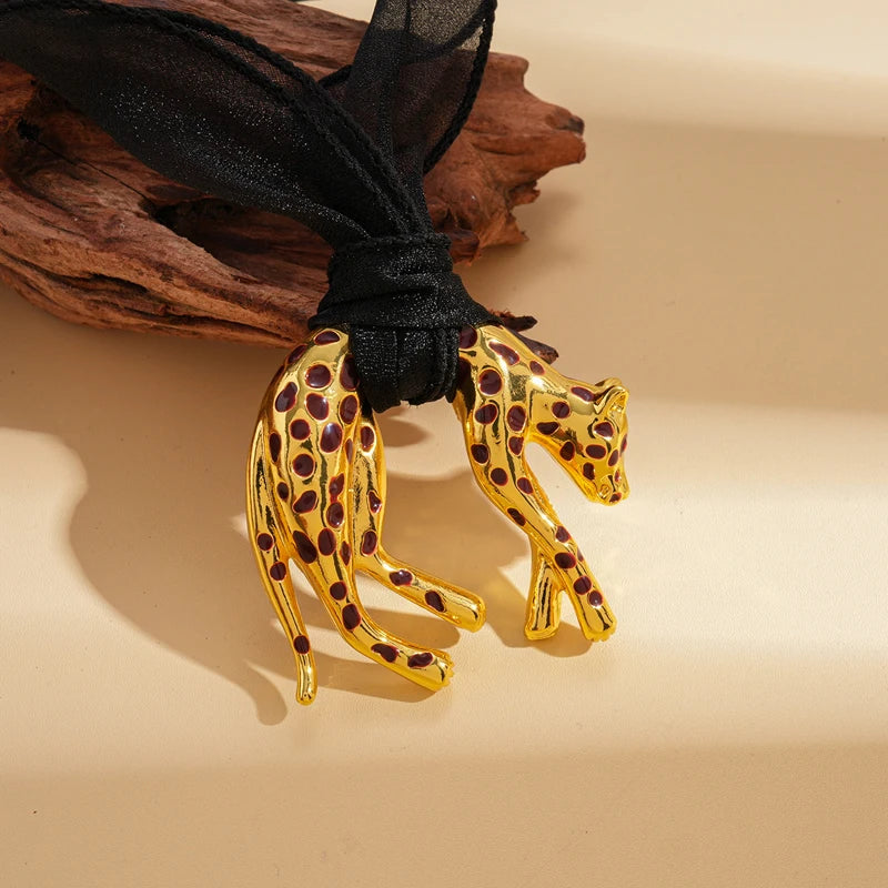 Leopard Pendant Necklace