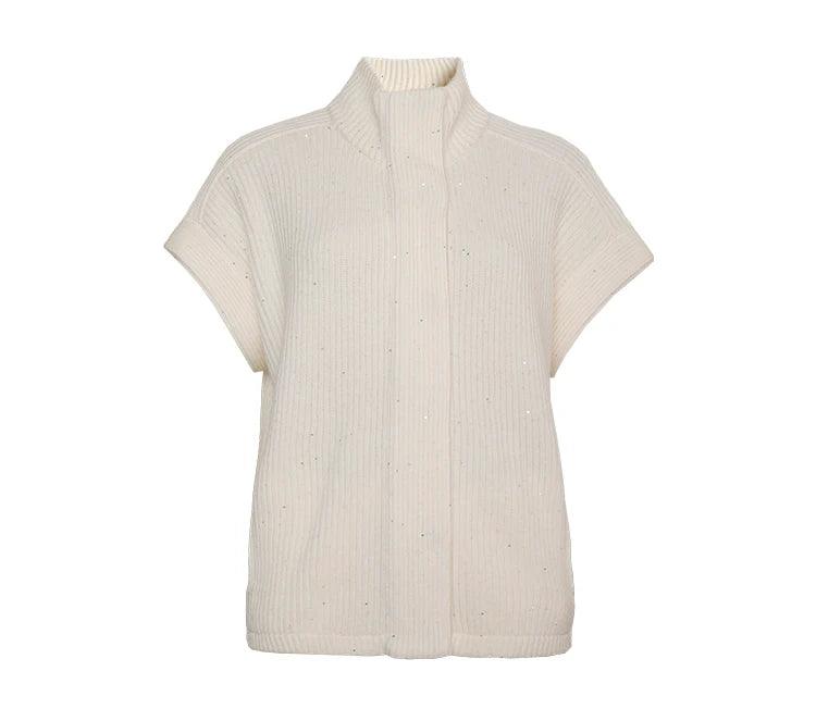 100% merinoull strikket cardigan