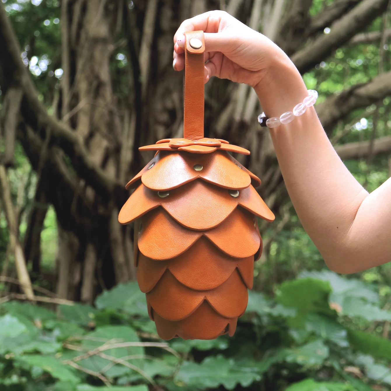 Pine Cone Clutch Bag