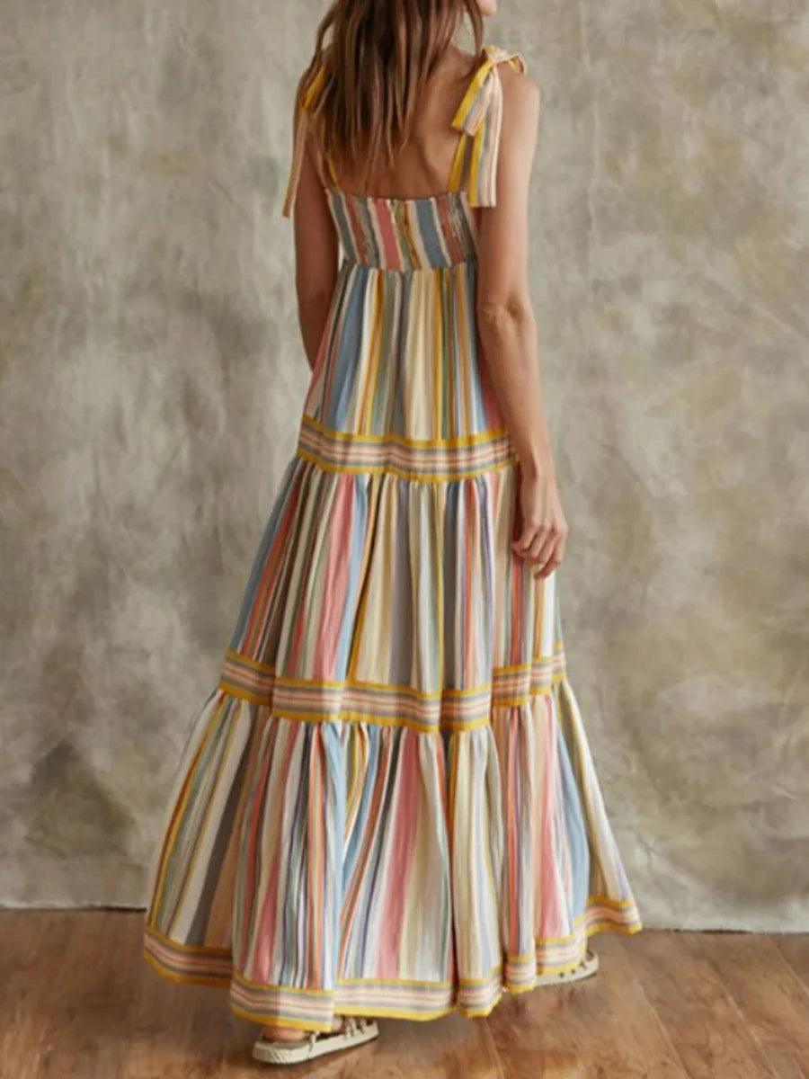 Michelle randig klänning