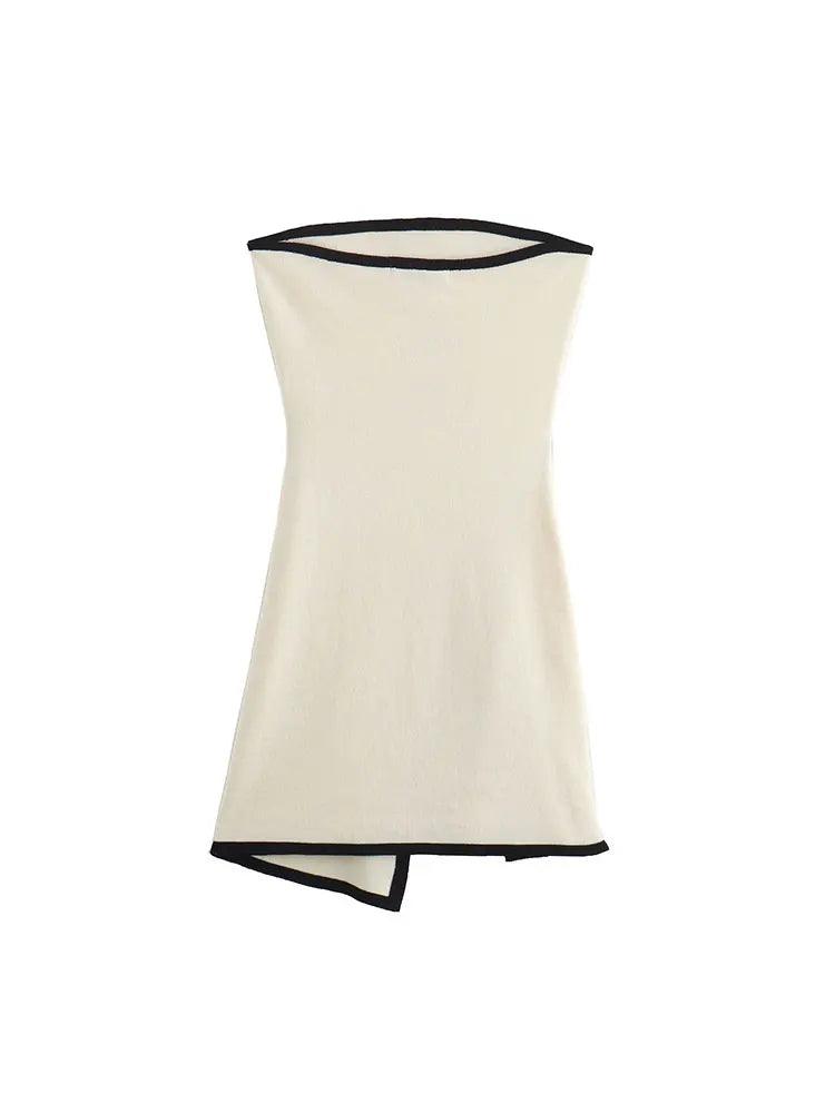 パオラ バックレス ミニドレス