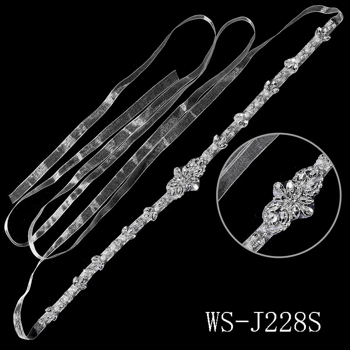 Sash Rhinestone Bridal Belt