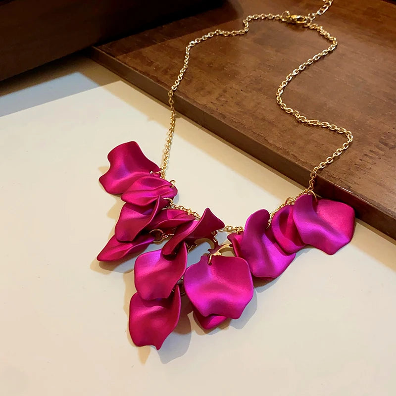 MIMO Petal Drop Necklace