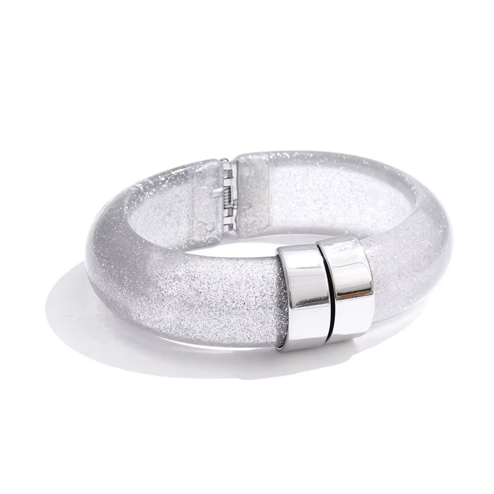 Acrylic Thick Shiny Bracelet Bangle