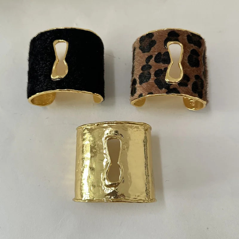 Keyhole Open Cuff Bracelet