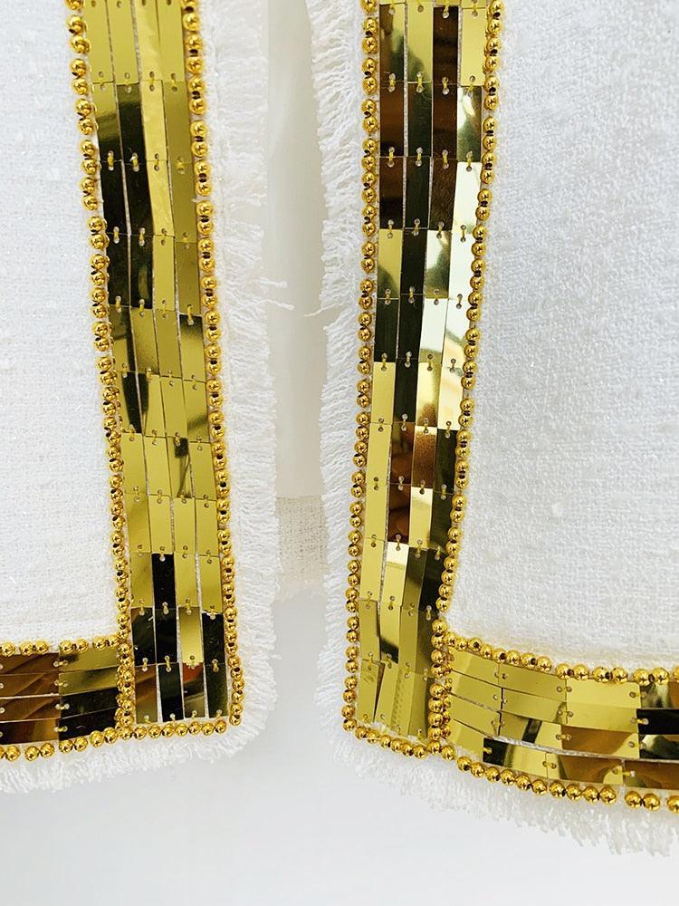 Cleo Beaded Tweed Jacket from The House of CO-KY - Coats & Jackets