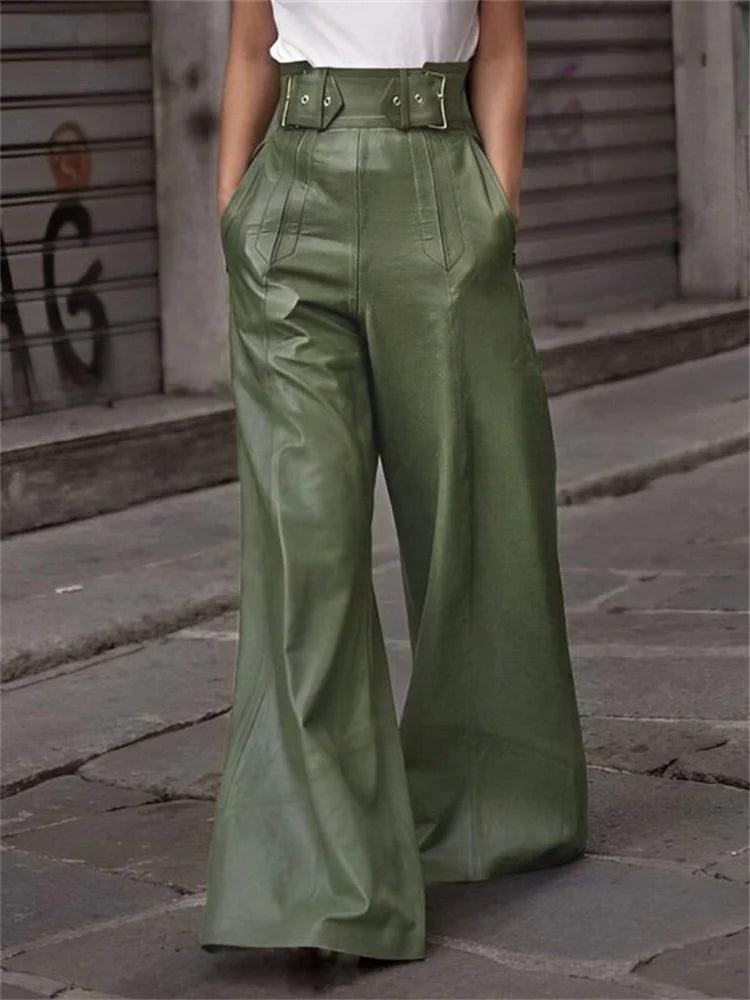Maddie Wide Leg Trousers from The House of CO-KY - Bottoms