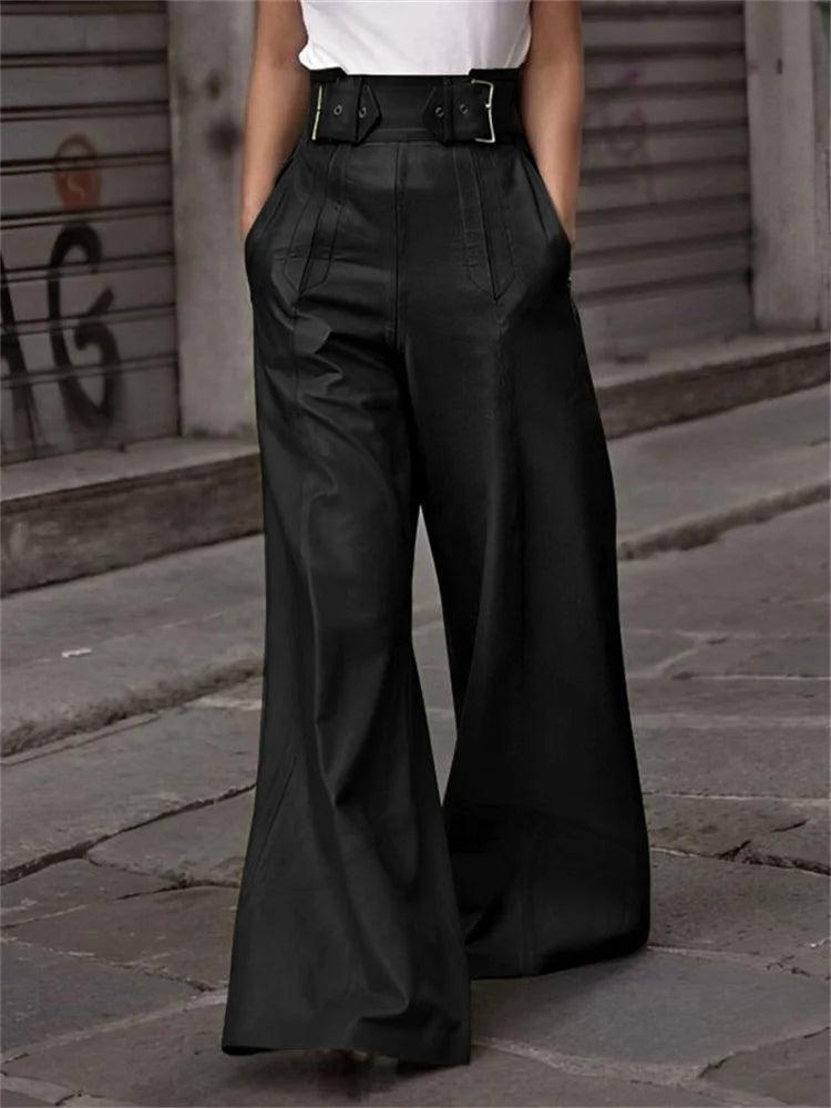 Maddie Wide Leg Trousers from The House of CO-KY - Bottoms