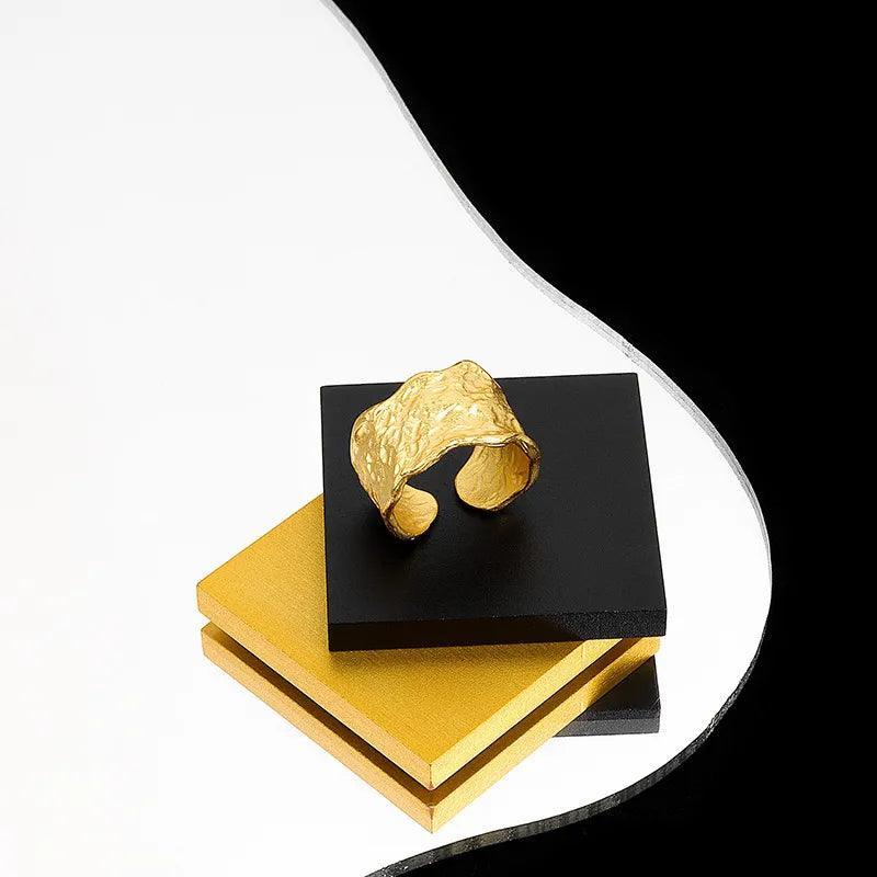 Vintage Textured Resizable Ring from The House of CO-KY - Rings