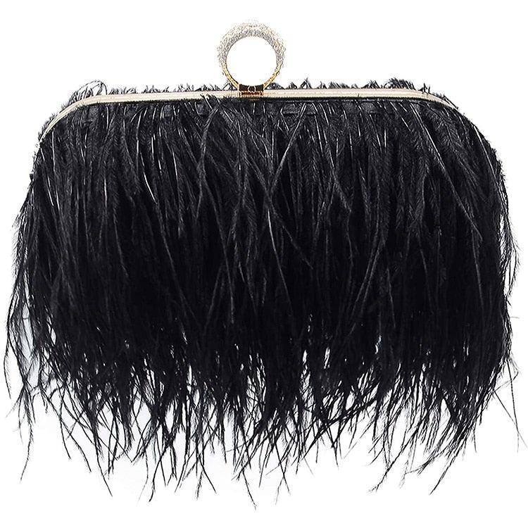 Charlotte Feather Clutch Bag from The House of CO-KY - Handbags