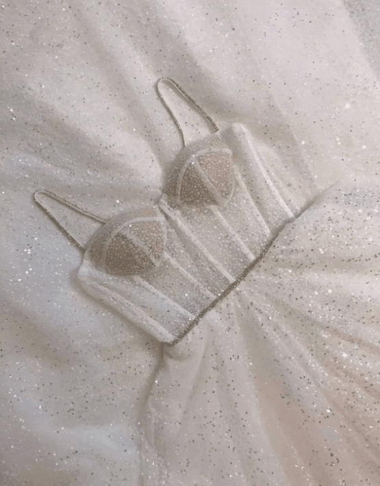 Charlotte Shiny Sequined Wedding Dress from The House of CO-KY - Gowns