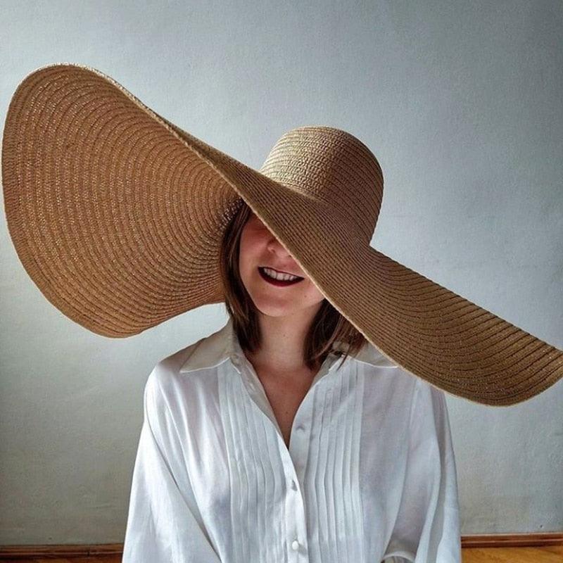 Foldable Oversized Line Brim Hat from The House of CO-KY - Hats