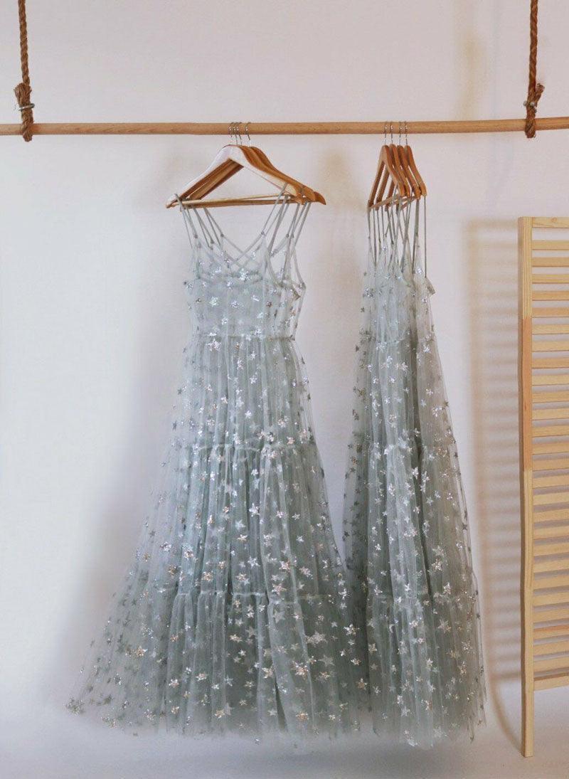 Long Sweet Tulle Stars Dress from The House of CO-KY - Dresses