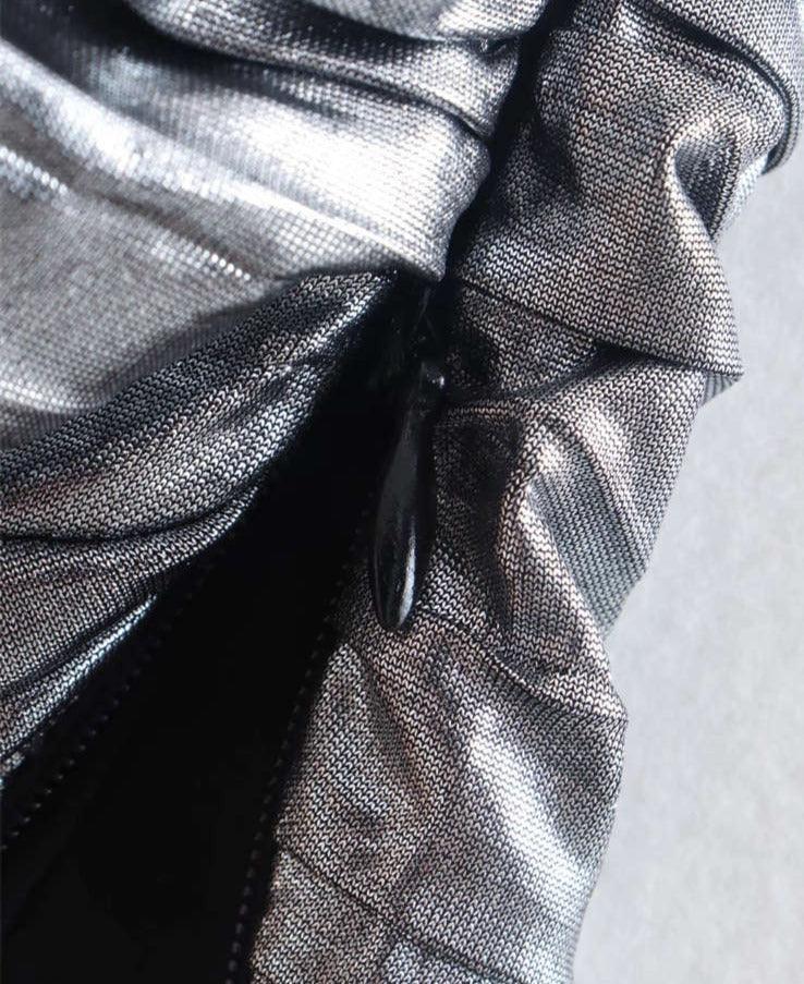 Priscilla Metallic Knotted Top from The House of CO-KY - Shirts & Tops