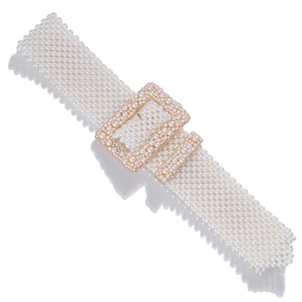 Wide Pearl Belt from The House of CO-KY - Belts