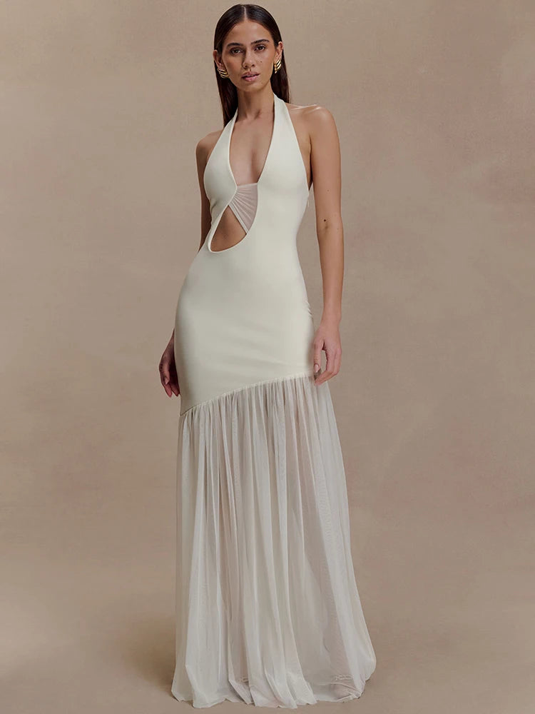 Lucy Halter Backless Dress