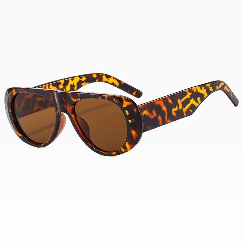 Oversized Pilot Sunglasses - Tortoise